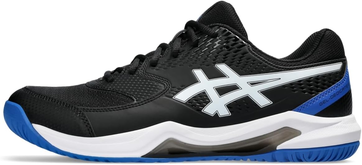 Мужские теннисные кроссовки Asics Gel-Dedicate 8, черный/синий
Мужские теннисные кроссовки Asics Gel-Dedicate 8, черный/синий