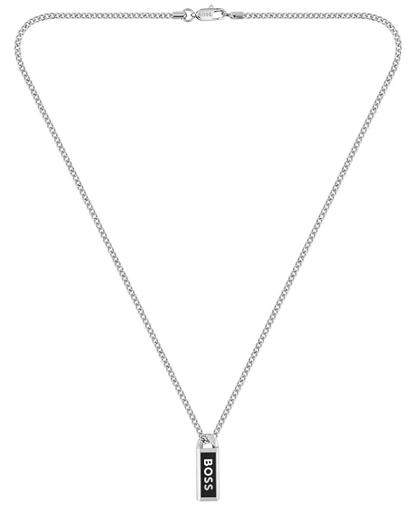 Мужское ожерелье с подвеской из нержавеющей стали с эмблемой Kassy Hugo Boss, silver-tone
Мужское ожерелье с подвеской из нержавеющей стали с эмблемой Kassy Hugo Boss, silver-tone