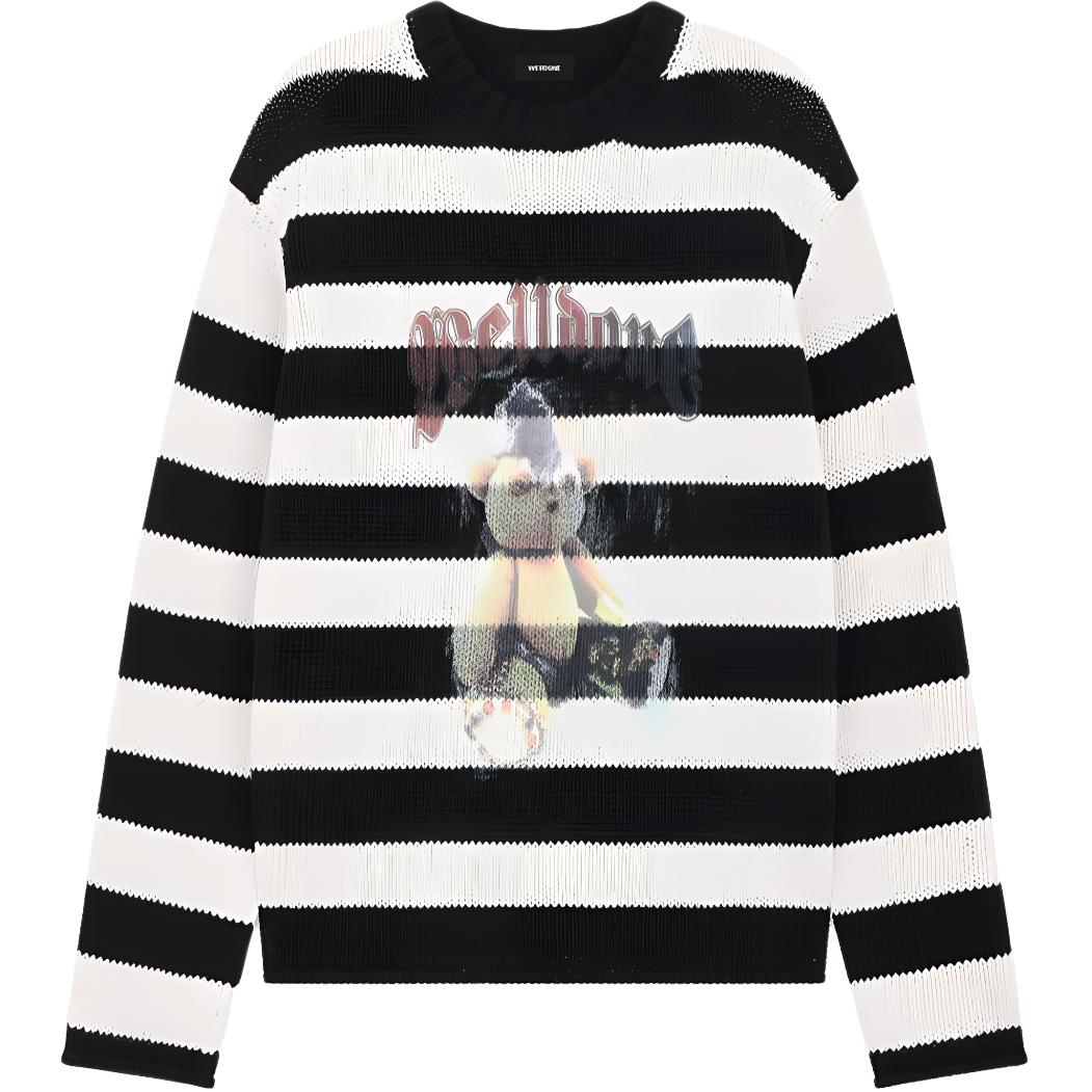 Панковский полосатый свитер Teddy WE11DONE, слоновая кость
Панковский полосатый свитер Teddy WE11DONE, слоновая кость