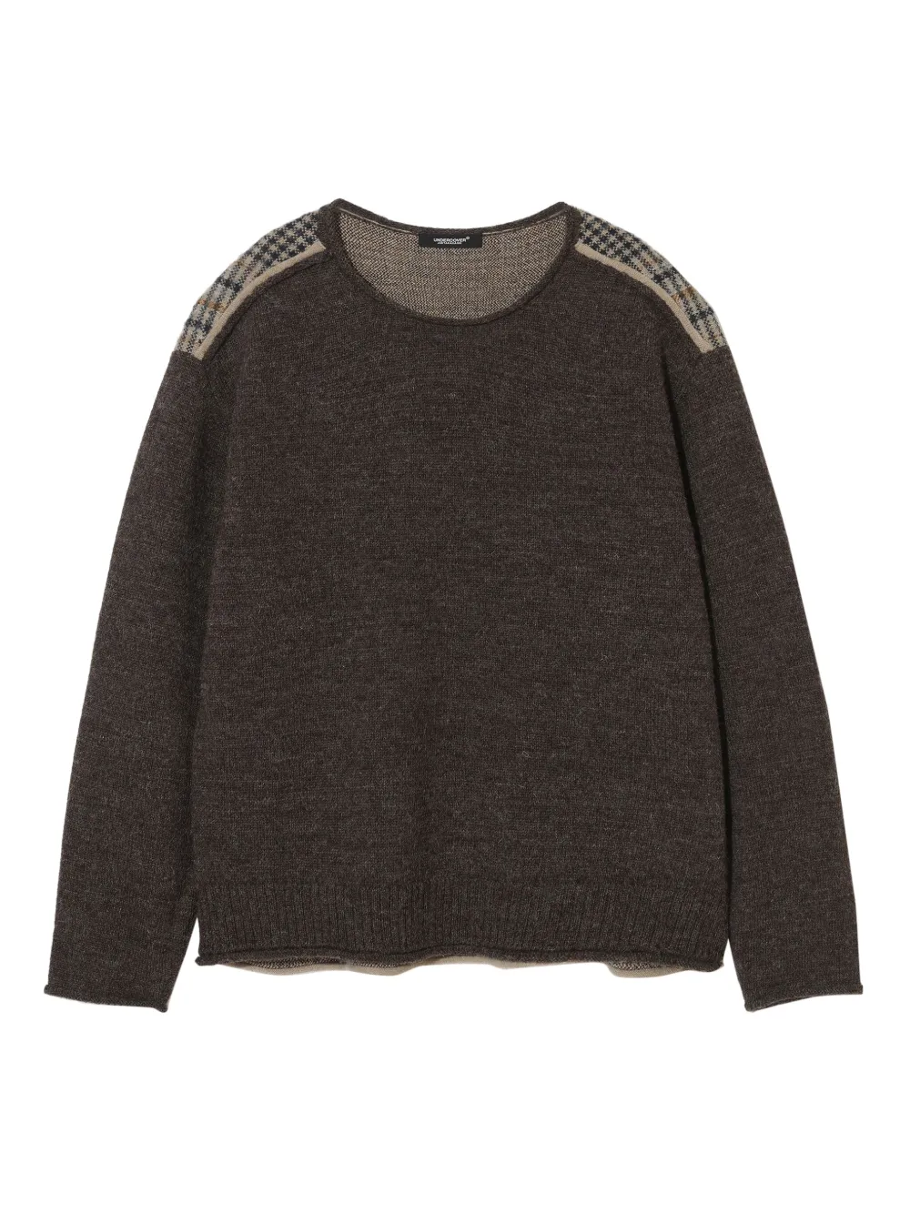 Шерстяной свитер с круглым вырезом Undercover, коричневый
Шерстяной свитер с круглым вырезом Undercover, коричневый