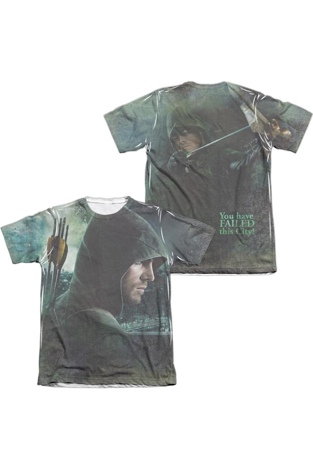 Футболка с коротким рукавом Arrow Hero (принт спереди/сзади) для взрослых из полиэстера/хлопка Gildan, зеленый
Футболка с коротким рукавом Arrow Hero (принт спереди/сзади) для взрослых из полиэстера/хлопка Gildan, зеленый