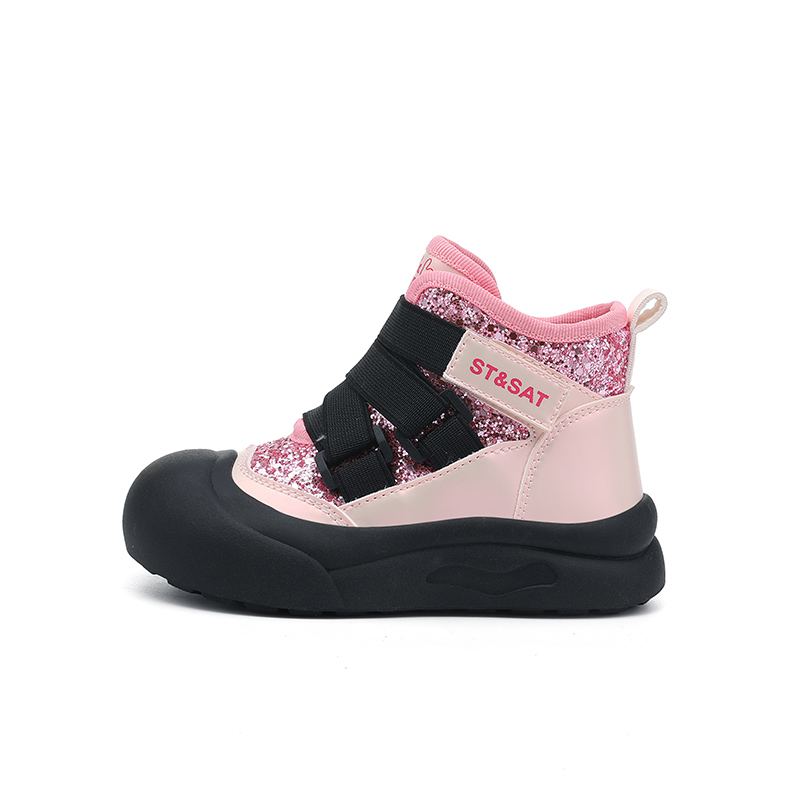 Детские термосапоги с высоким голенищем, противоскользящие, устойчивые к истиранию и ударам ST&SAT, розовый/черный
Детские термосапоги с высоким голенищем, противоскользящие, устойчивые к истиранию и ударам ST&SAT, розовый/черный
