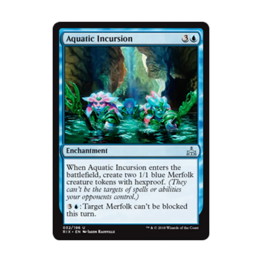CCG Водное вторжение (U), MTG - Rivals of Ixalan 
CCG Водное вторжение (U), MTG - Rivals of Ixalan