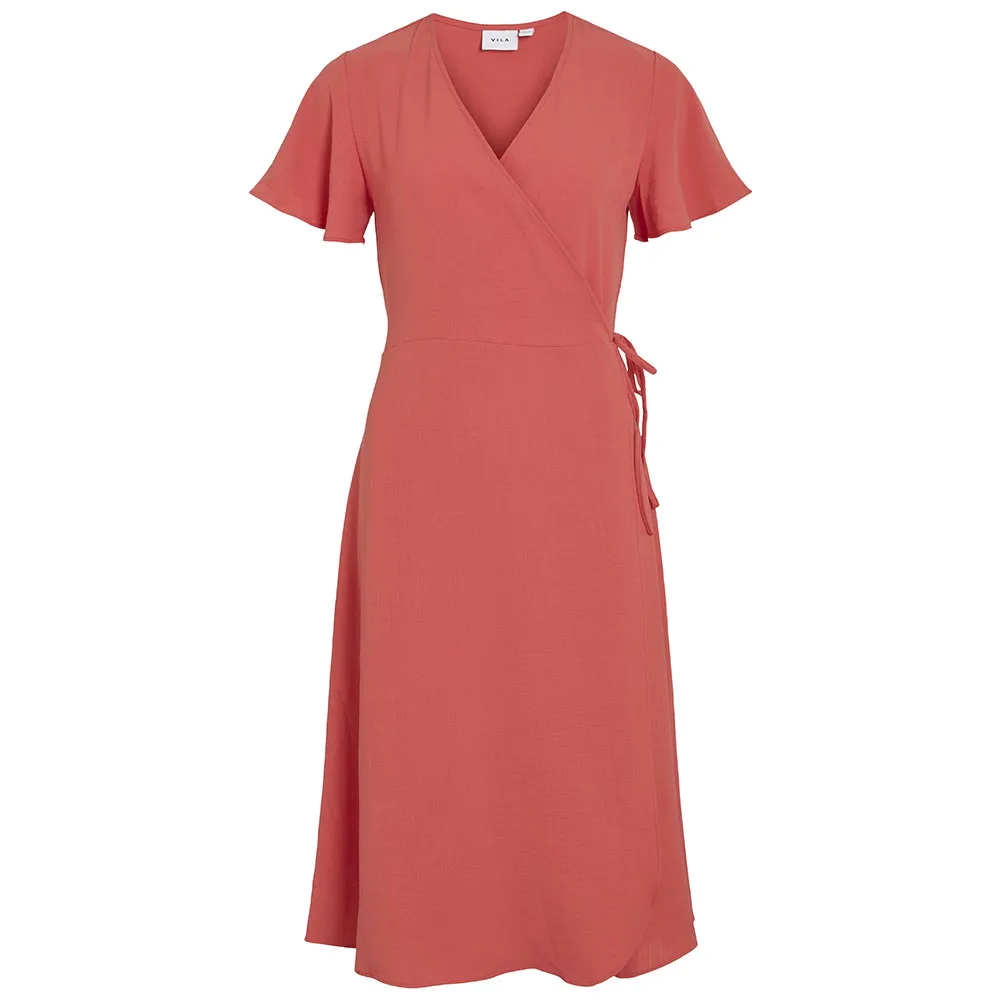 Платье Vila Lovie Wrap short sleeve midi, красный
Платье Vila Lovie Wrap short sleeve midi, красный