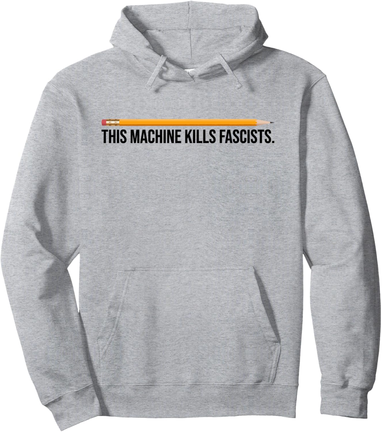 Эта машина убивает фашистов. худи с карандашом Anti-Fascists, серый
Эта машина убивает фашистов. худи с карандашом Anti-Fascists, серый