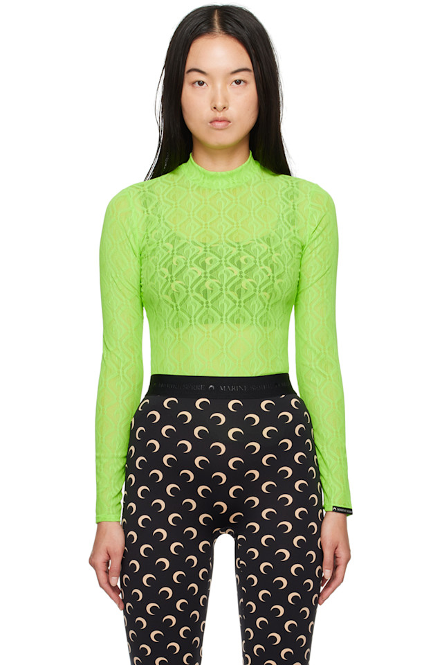 Лонгслив с эффектом второй кожи Moon Diamond Marine Serre, зеленый
Лонгслив с эффектом второй кожи Moon Diamond Marine Serre, зеленый