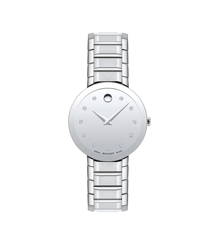 Женские кварцевые часы Movado Sapphire 28 мм 0607547, серебряный
Женские кварцевые часы Movado Sapphire 28 мм 0607547, серебряный