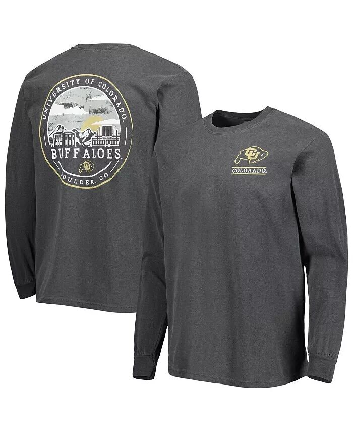 Мужская черная футболка с длинным рукавом Colorado Buffaloes Circle Campus Scene Image One
Мужская черная футболка с длинным рукавом Colorado Buffaloes Circle Campus Scene Image One