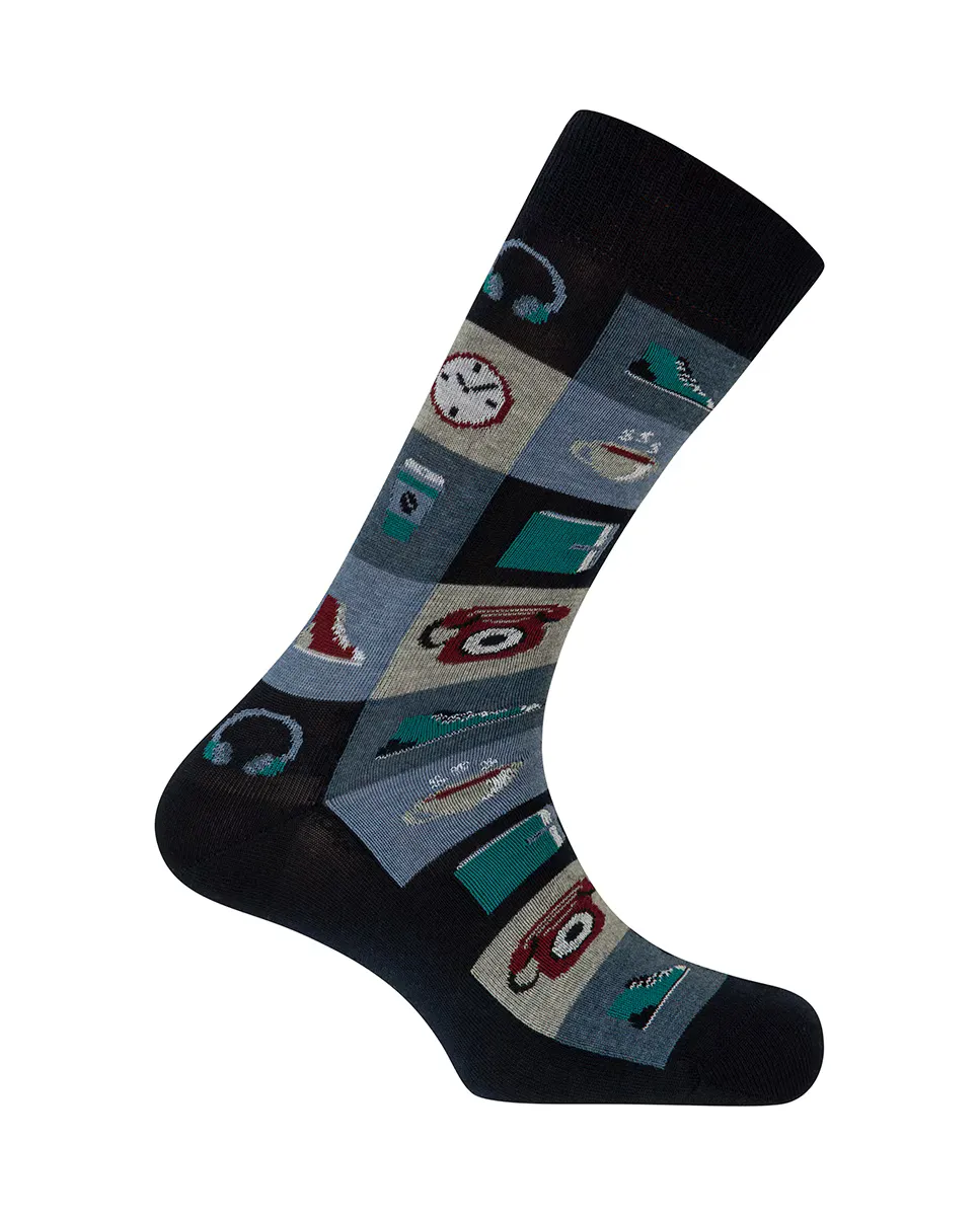 Мужские хлопковые носки с темно-синим клетчатым рисунком Punto Blanco, темно-синий
Мужские хлопковые носки с темно-синим клетчатым рисунком Punto Blanco, темно-синий