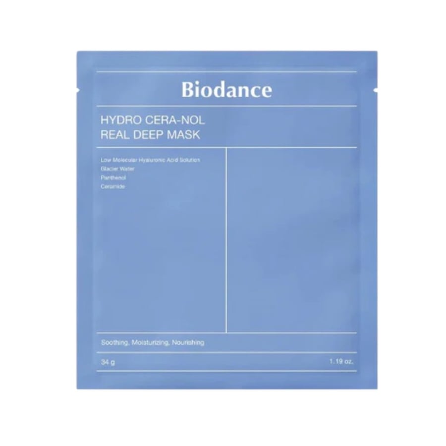 Biodance, Hydro Cera-nol Real Deep Mask, маска для лица, 34 г
Biodance, Hydro Cera-nol Real Deep Mask, маска для лица, 34 г