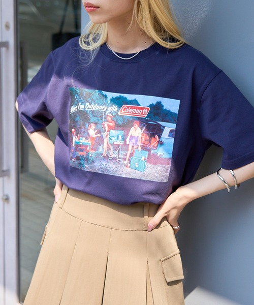 Футболка ретро с принтом, винтажная Coleman, темно-синий
Футболка ретро с принтом, винтажная Coleman, темно-синий