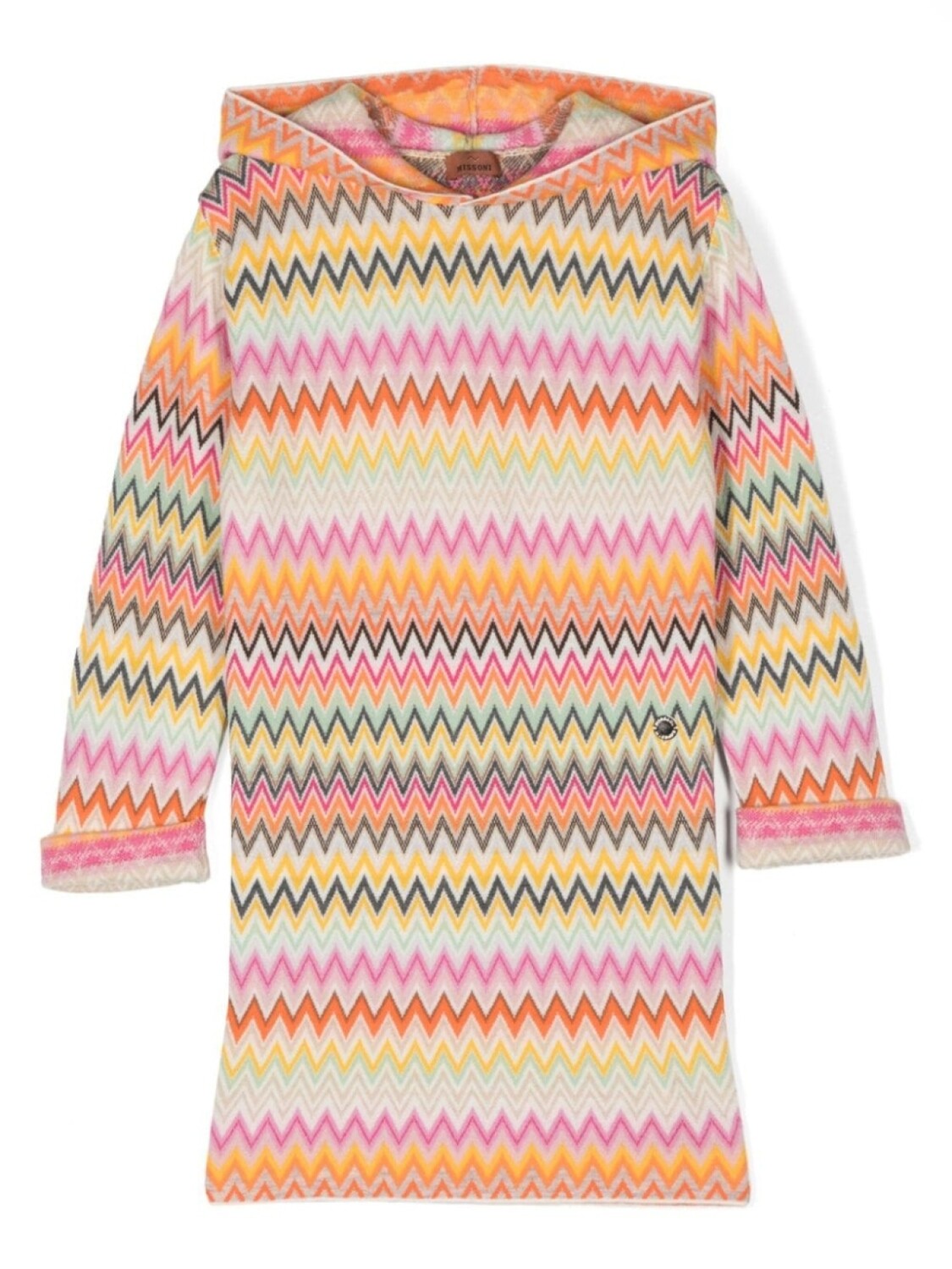 Missoni Kids платье с узором шеврон, оранжевый
Missoni Kids платье с узором шеврон, оранжевый