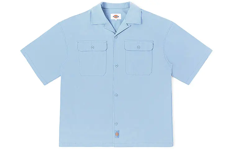 Рубашка мужская светло-синяя Dickies, светло-голубой 
Рубашка мужская светло-синяя Dickies, светло-голубой