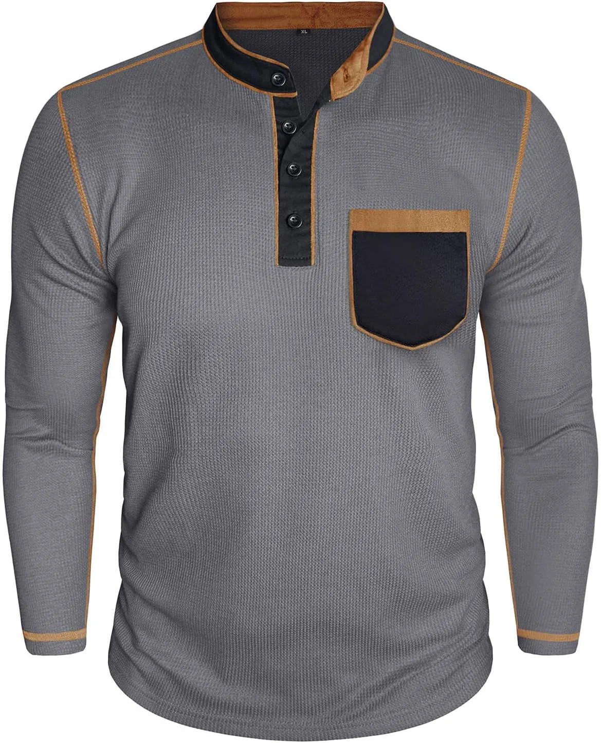 Мужская футболка-поло с длинным рукавом и карманом
Мужская футболка-поло с длинным рукавом и карманом