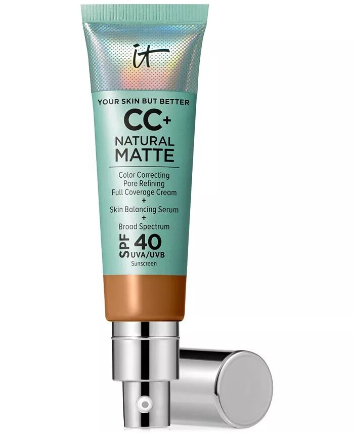 CC+ Крем-матовая основа SPF 40 It Cosmetics, цвет Rich Honey
CC+ Крем-матовая основа SPF 40 It Cosmetics, цвет Rich Honey