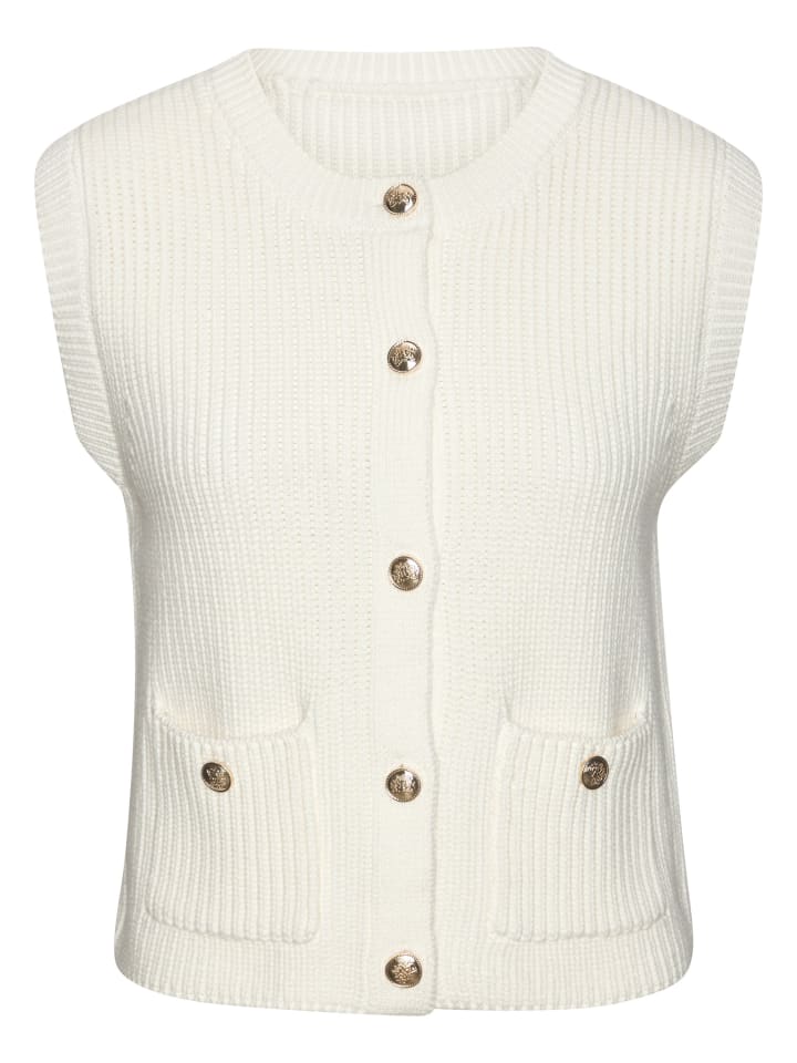 LASCANA Вязаный жилет кремового цвета
LASCANA Вязаный жилет кремового цвета