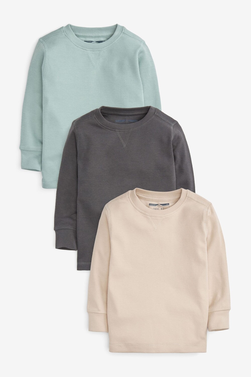 3 фактурные футболки с длинными рукавами Next, синий
3 фактурные футболки с длинными рукавами Next, синий