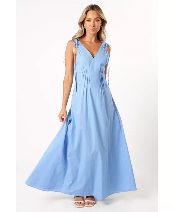 Женское платье макси Lainey Tie Petal and Pup, синий
Женское платье макси Lainey Tie Petal and Pup, синий