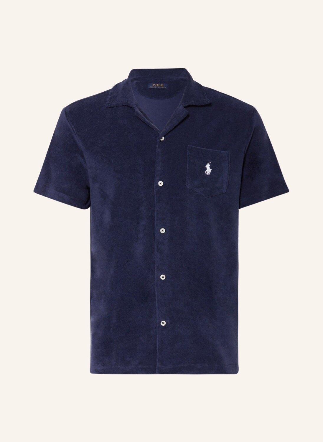 Рубашка POLO RALPH LAUREN TERRY Comfort Fit aus Frottee, темно-синий 
Рубашка POLO RALPH LAUREN TERRY Comfort Fit aus Frottee, темно-синий