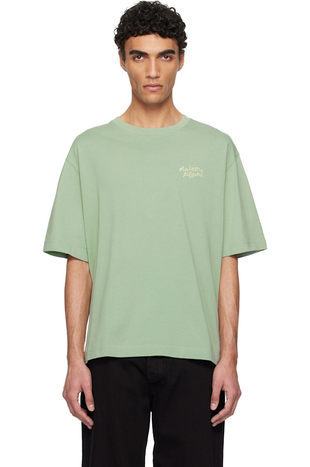Футболка оверсайз с вышивкой от руки Maison Kitsuné Maison Kitsuné, цвет vert-de-gris
Футболка оверсайз с вышивкой от руки Maison Kitsuné Maison Kitsuné, цвет vert-de-gris