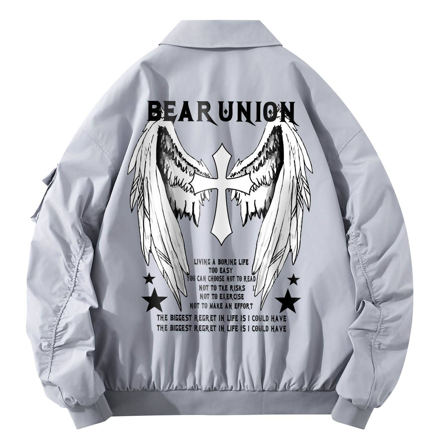 BEAR UNION Винтажная куртка унисекс, Light Gray
BEAR UNION Винтажная куртка унисекс, Light Gray