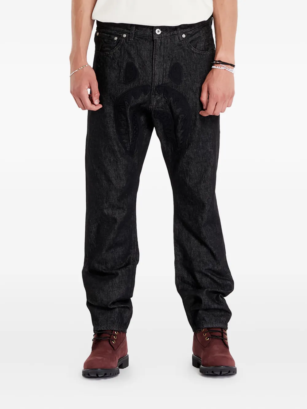 Джинсы с вышивкой A BATHING APE, черный
Джинсы с вышивкой A BATHING APE, черный