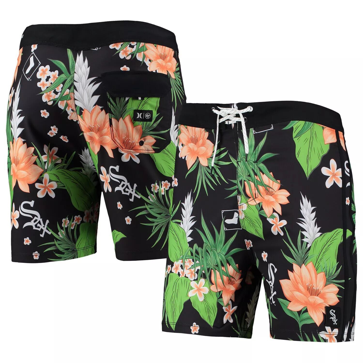 Мужские шорты для плавания Hurley x '47 Black Chicago White Sox Phantom Tailgate
Мужские шорты для плавания Hurley x '47 Black Chicago White Sox Phantom Tailgate