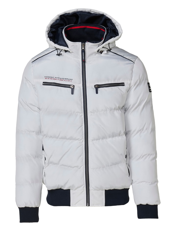Стеганая куртка белого цвета. KOROSHI
Стеганая куртка белого цвета. KOROSHI