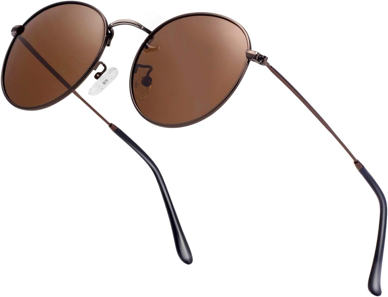 Маленькие круглые поляризованные солнцезащитные очки в стиле ретро для мужчин и женщин, с зеркальными линзами и металлической оправой, круглые солнцезащитные очки Htms, Brown Green Lens/Brown Frame
Маленькие круглые поляризованные солнцезащитные очки в стиле ретро для мужчин и женщин, с зеркальными линзами и металлической оправой, круглые солнцезащитные очки Htms, Brown Green Lens/Brown Frame