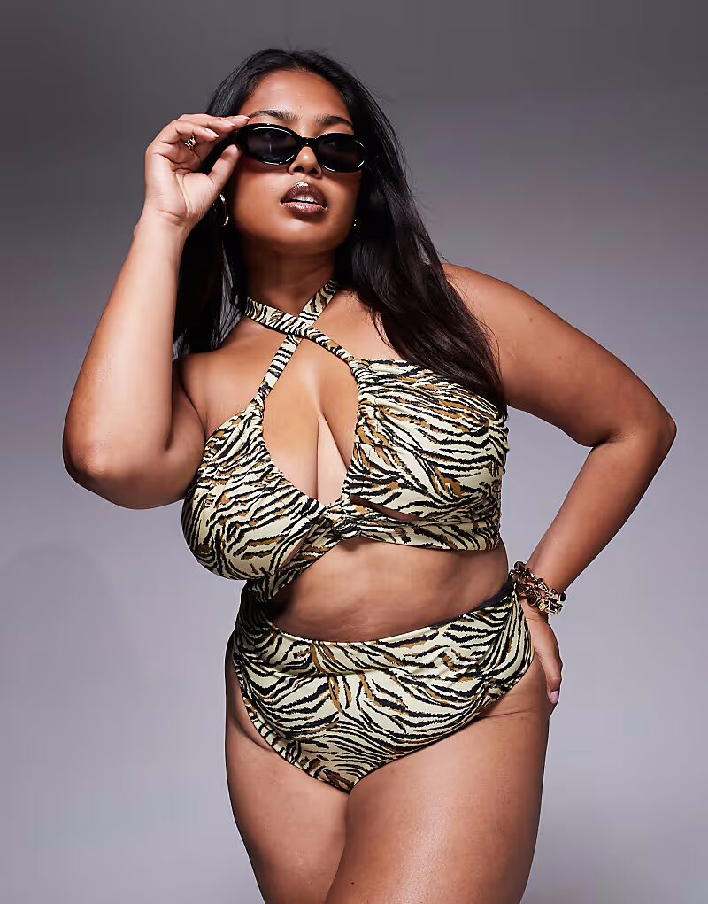 Бикини-топ Curve Gia с вырезом-капелькой и анималистичным принтом Asos Curve
Бикини-топ Curve Gia с вырезом-капелькой и анималистичным принтом Asos Curve