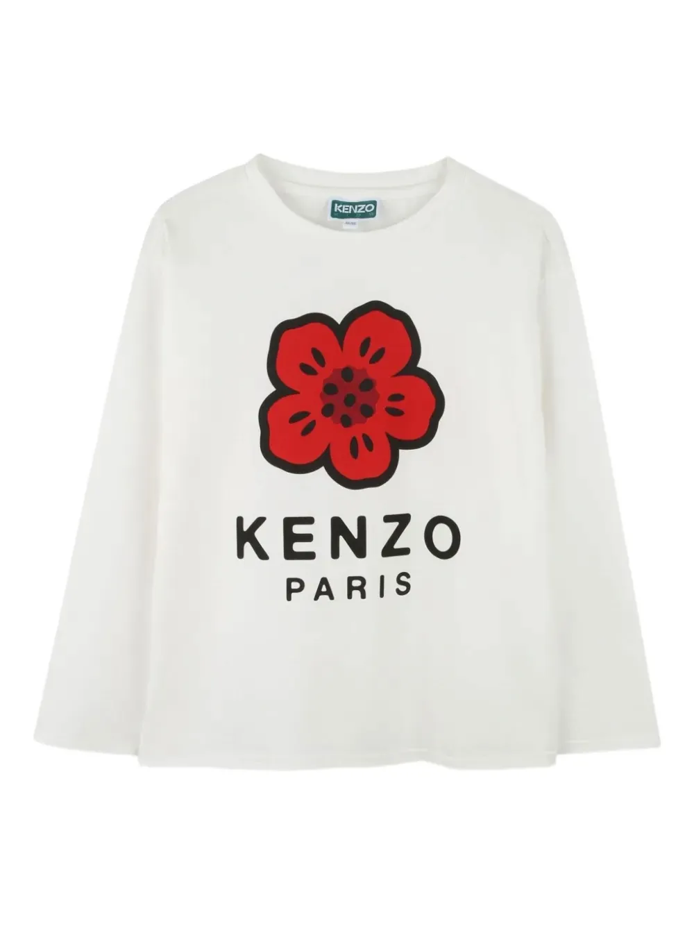 Лонгслив с цветочным принтом Kenzo Kids, белый
Лонгслив с цветочным принтом Kenzo Kids, белый