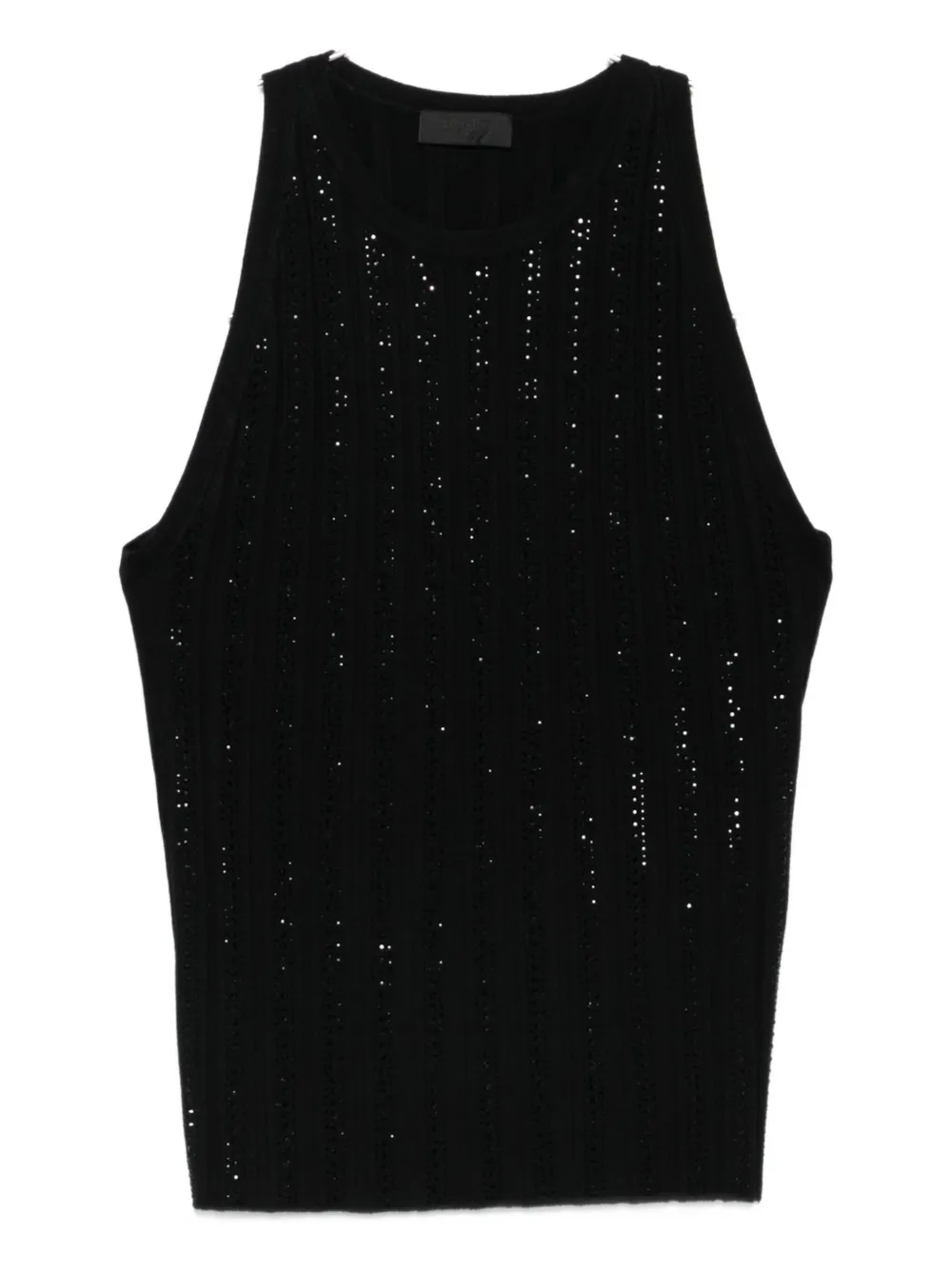 Украшенный ребристый топ LIU JO, черный
Украшенный ребристый топ LIU JO, черный