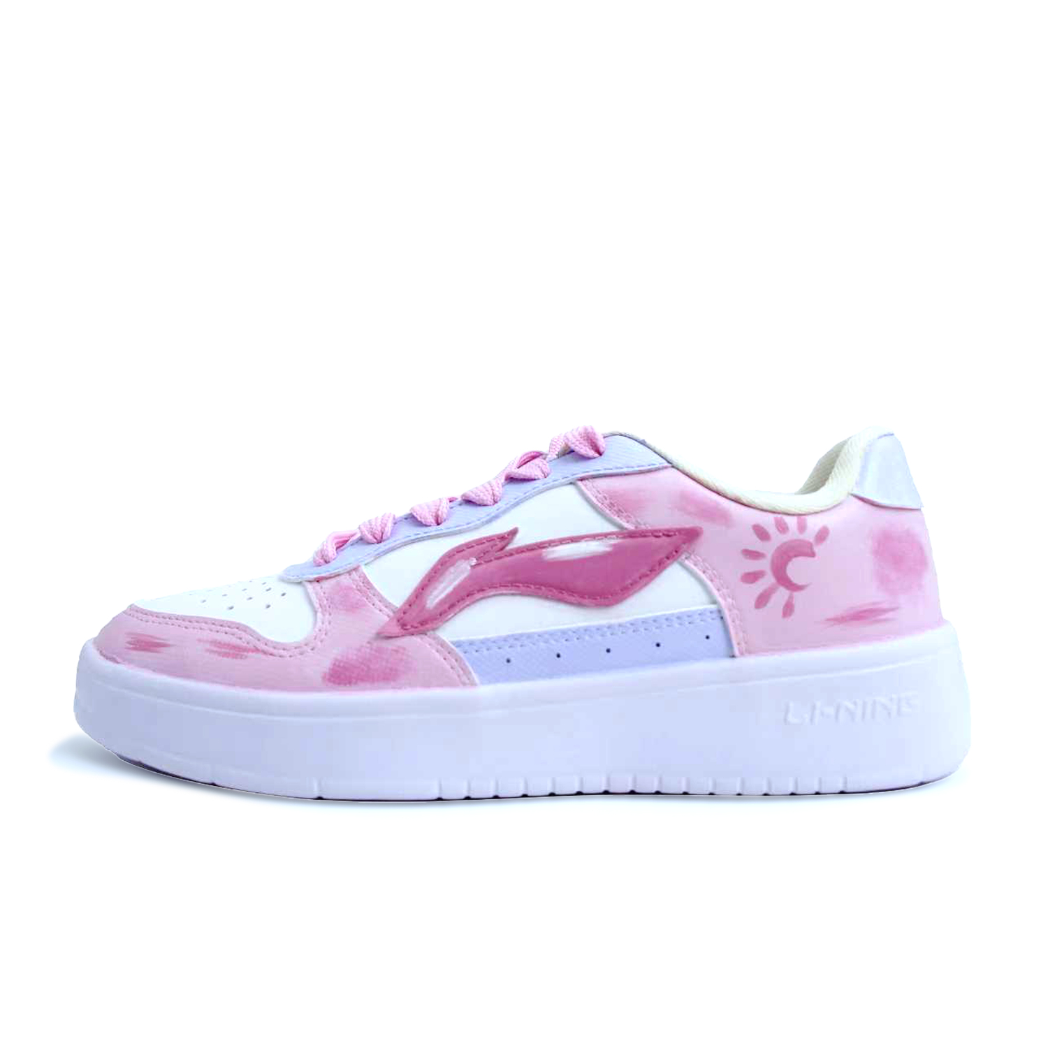 Легкие и дышащие низкие скейтбордные кроссовки LiNing Pontoon Boats, унисекс., розовый фиолетовый
Легкие и дышащие низкие скейтбордные кроссовки LiNing Pontoon Boats, унисекс., розовый фиолетовый