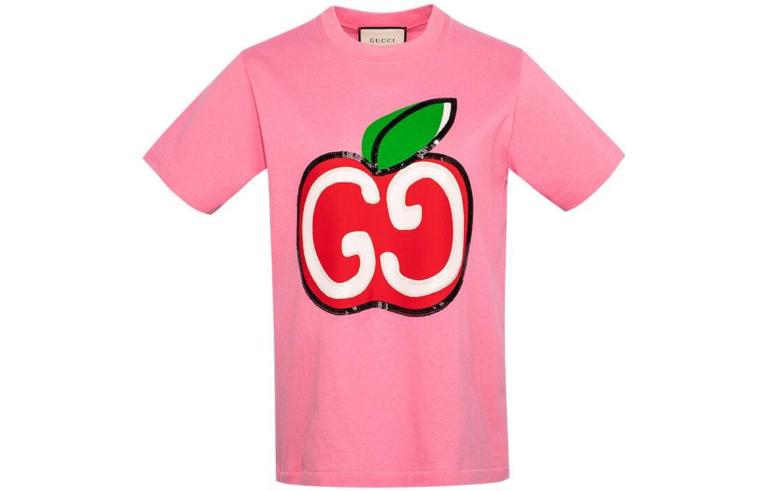 Футболка женская Gucci с рисунком, розовый
Футболка женская Gucci с рисунком, розовый