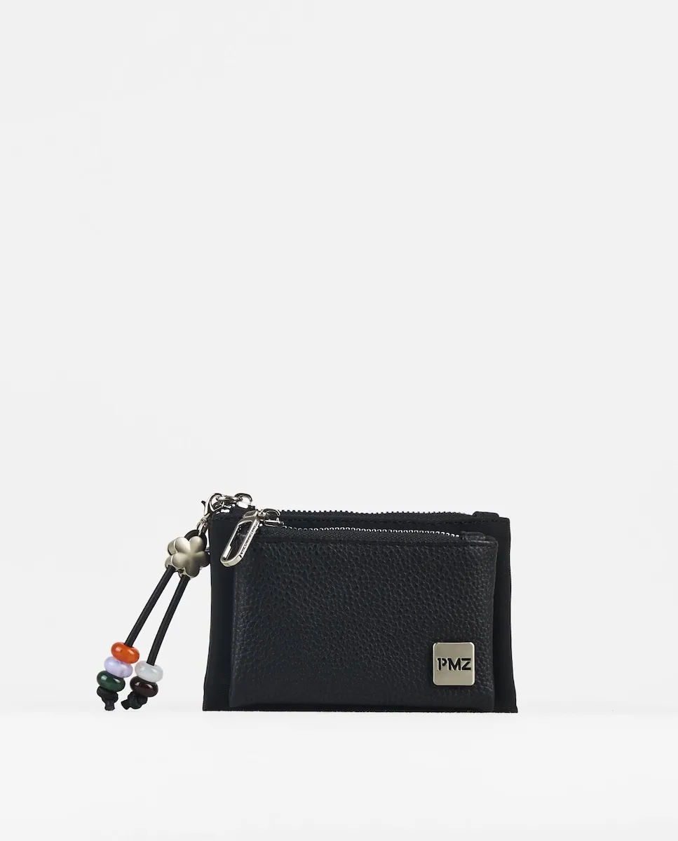 Двойной женский кошелек комбинированный PACOMARTINEZ, черный
Двойной женский кошелек комбинированный PACOMARTINEZ, черный