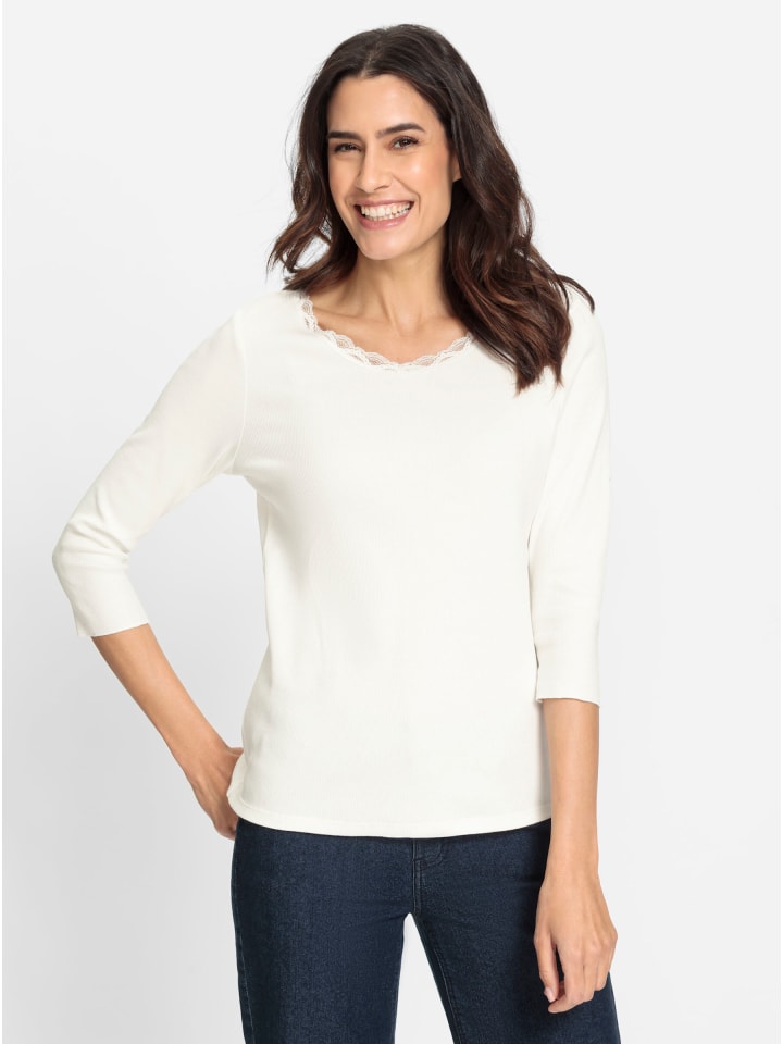 Рубашка с рукавами 3/4 цвета экрю WITT WEIDEN
Рубашка с рукавами 3/4 цвета экрю WITT WEIDEN