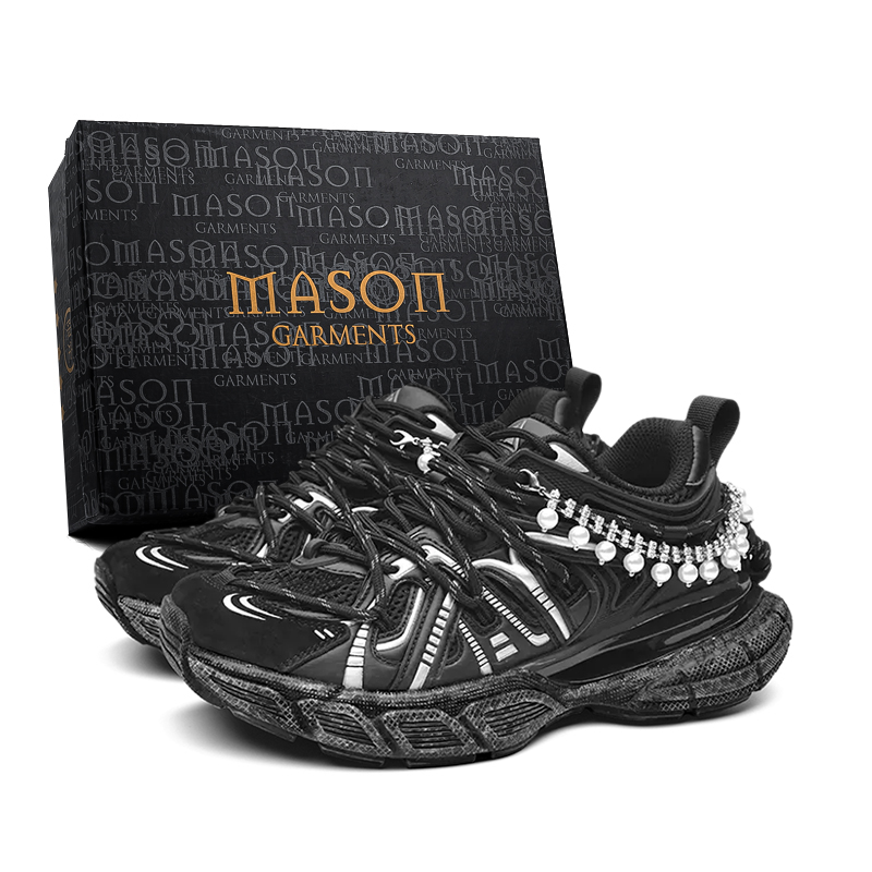 Masongarments Кроссовки Cage Series Chunky Unisex низкие белые - фантомный черный (жемчужный шарм), цвет Phantom Black (Pearl Charm)
Masongarments Кроссовки Cage Series Chunky Unisex низкие белые - фантомный черный (жемчужный шарм), цвет Phantom Black (Pearl Charm)