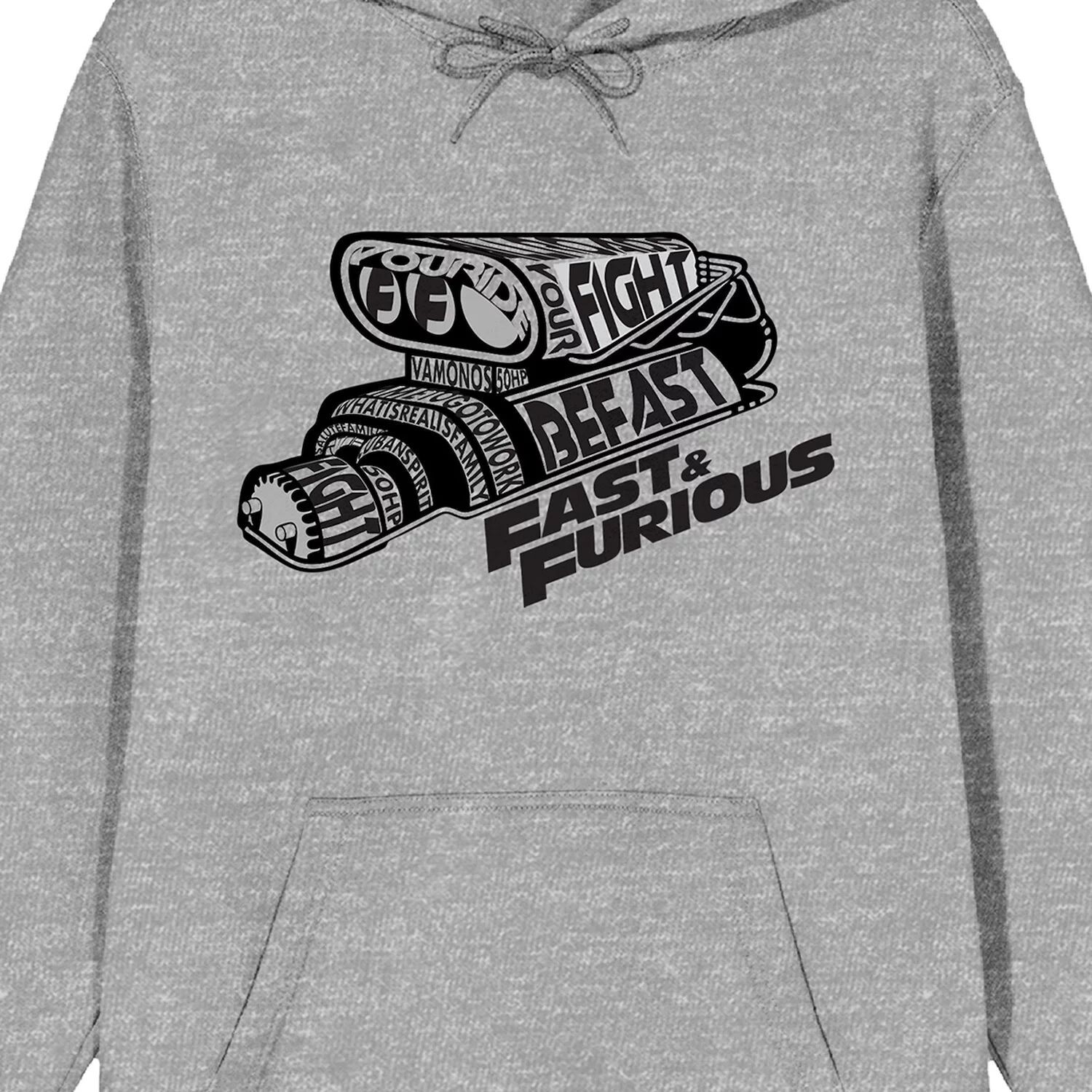 Мужская худи по франшизе Fast & The Furious Licensed Character
Мужская худи по франшизе Fast & The Furious Licensed Character