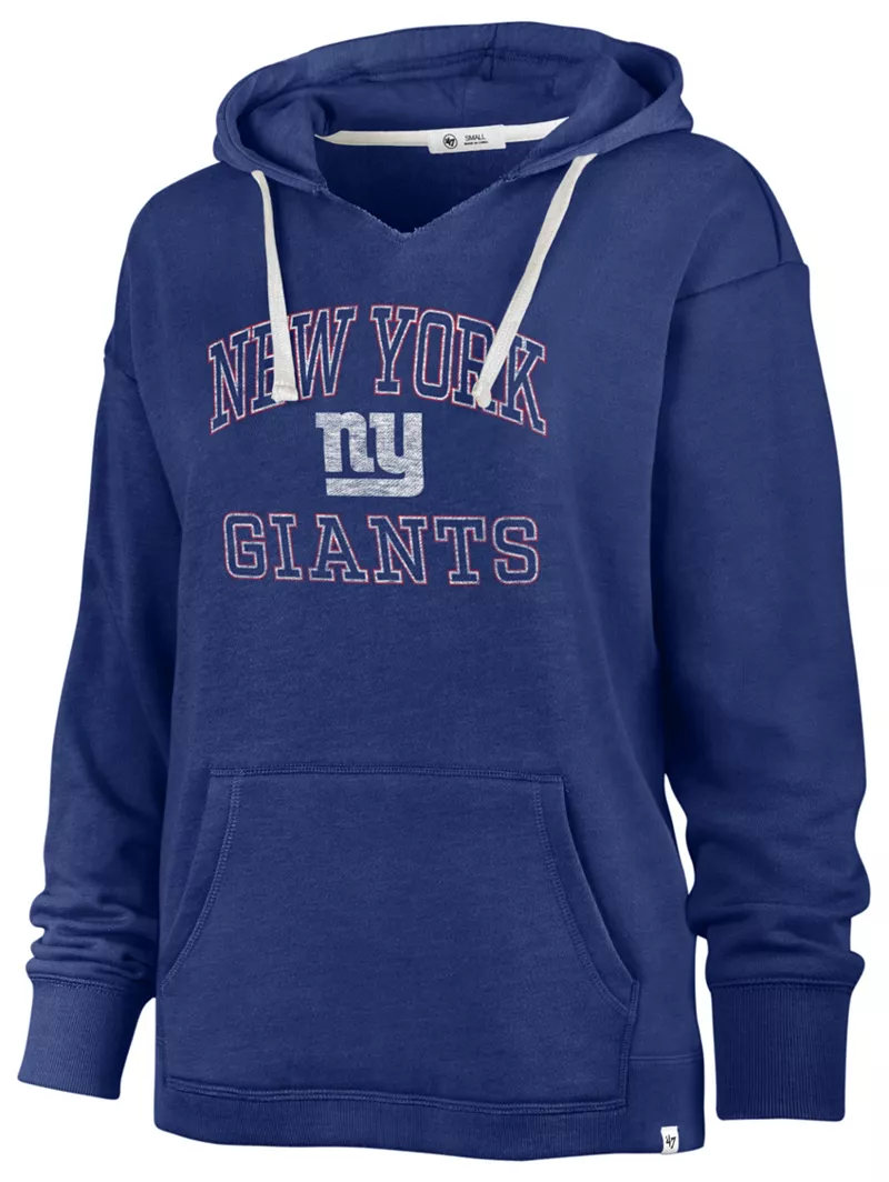Женский синий пуловер с капюшоном '47 New York Giants Clarity Clarity
Женский синий пуловер с капюшоном '47 New York Giants Clarity Clarity