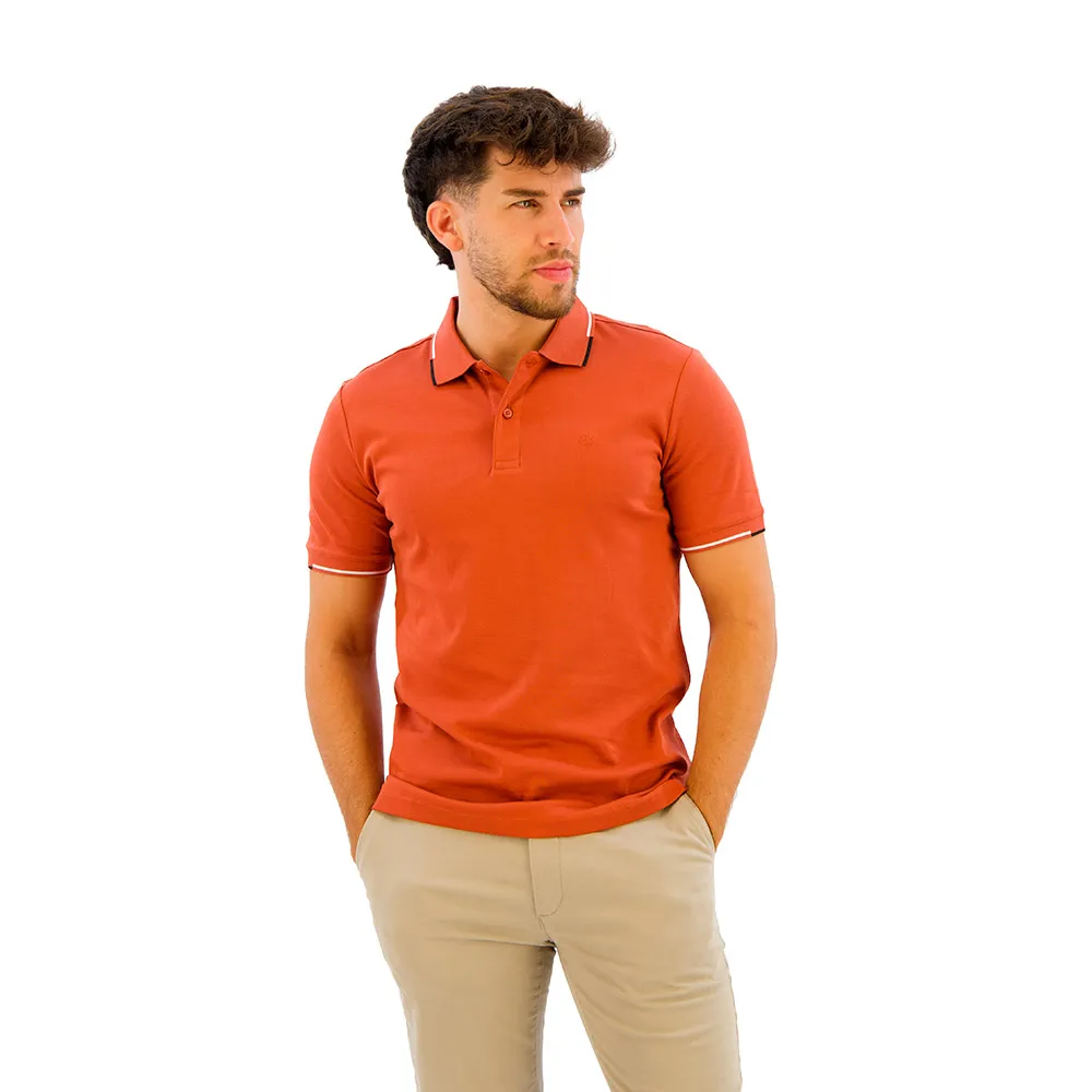 Поло с коротким рукавом Calvin Klein Liquid Touch Block Tipping, оранжевый
Поло с коротким рукавом Calvin Klein Liquid Touch Block Tipping, оранжевый