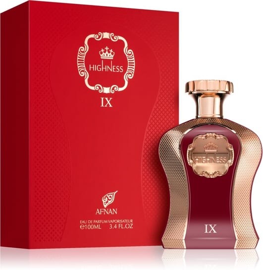 Парфюмированная вода, 100 мл Afnan Highness IX
Парфюмированная вода, 100 мл Afnan Highness IX