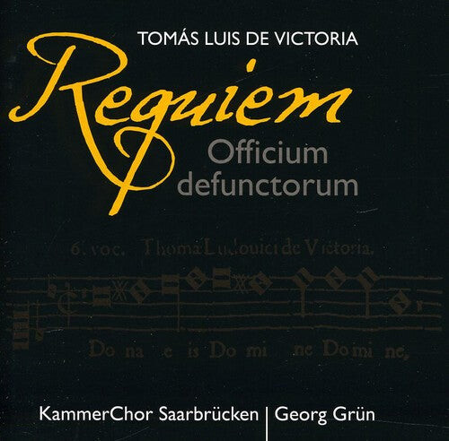 CD диск De Victoria / Kammerchor Saarbruecken / Gruen: Requiem Officium Defunctorum
CD диск De Victoria / Kammerchor Saarbruecken / Gruen: Requiem Officium Defunctorum
