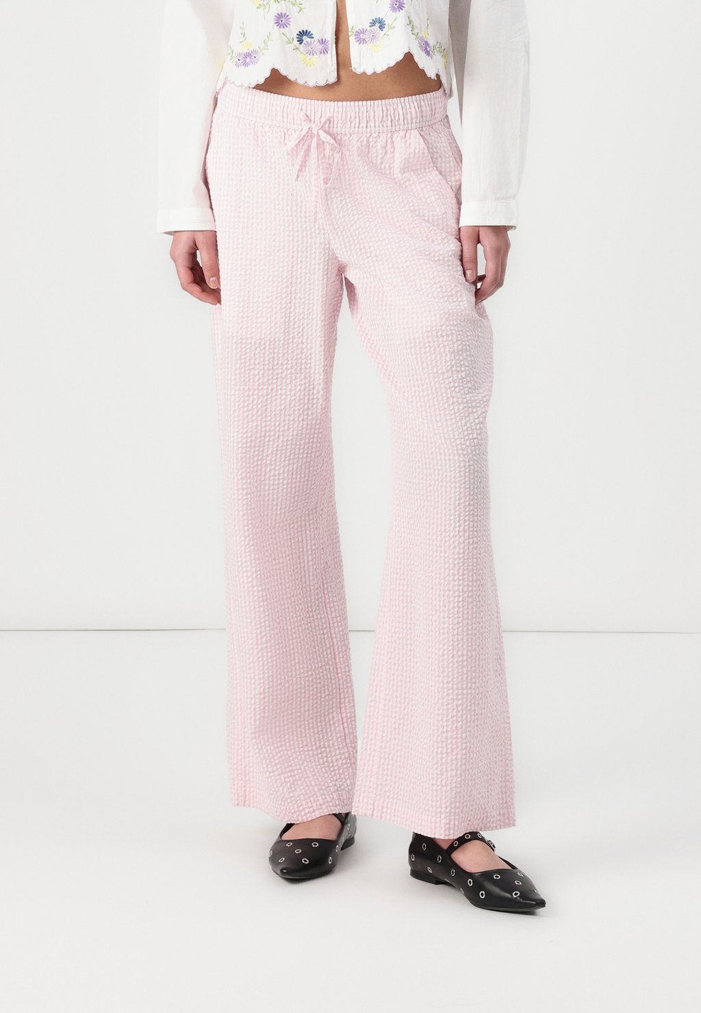 Брюки SEER SUCKER PULL ON Hollister Co., розовый 
Брюки SEER SUCKER PULL ON Hollister Co., розовый