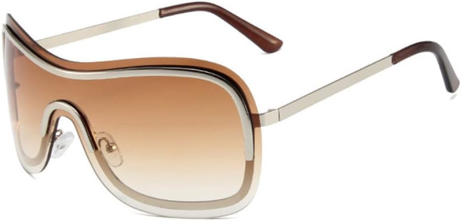 Солнцезащитные очки без оправы из сплава в стиле Y2k для женщин, винтажные коричневые с серебристым градиентом, большие женские солнцезащитные очки generic, Silver Double Tea
Солнцезащитные очки без оправы из сплава в стиле Y2k для женщин, винтажные коричневые с серебристым градиентом, большие женские солнцезащитные очки generic, Silver Double Tea