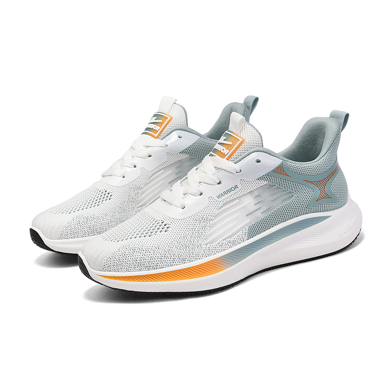 WARRIOR Спортивные повседневные туфли мужские, белые/зеленые/оранжевые
WARRIOR Спортивные повседневные туфли мужские, белые/зеленые/оранжевые