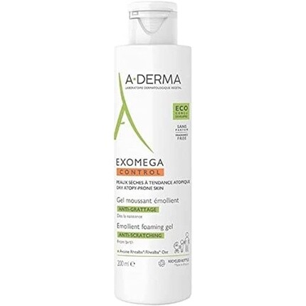 Exomega Control Смягчающий пенящийся гель против царапин 200 мл, A-Derma
Exomega Control Смягчающий пенящийся гель против царапин 200 мл, A-Derma