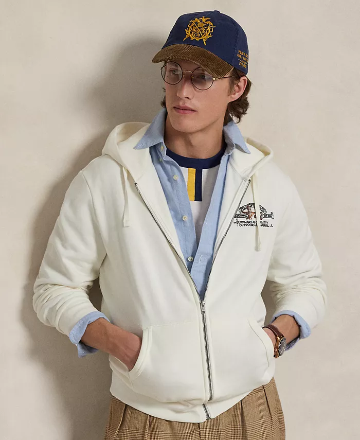 Мужская поло худи Sportsman Fleece на молнии Polo Ralph Lauren, слоновая кость/кремовый
Мужская поло худи Sportsman Fleece на молнии Polo Ralph Lauren, слоновая кость/кремовый