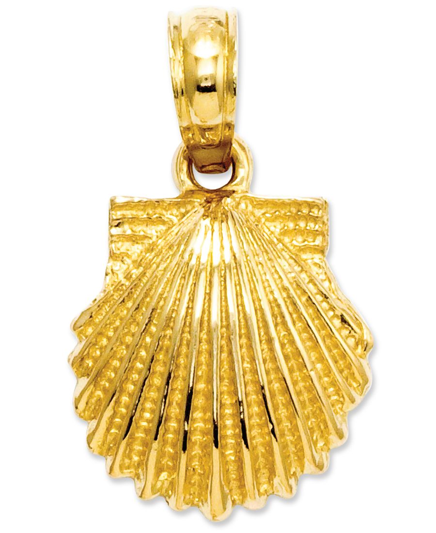 Подвеска в виде ракушки из 14-каратного золота Macy's, No Color
Подвеска в виде ракушки из 14-каратного золота Macy's, No Color