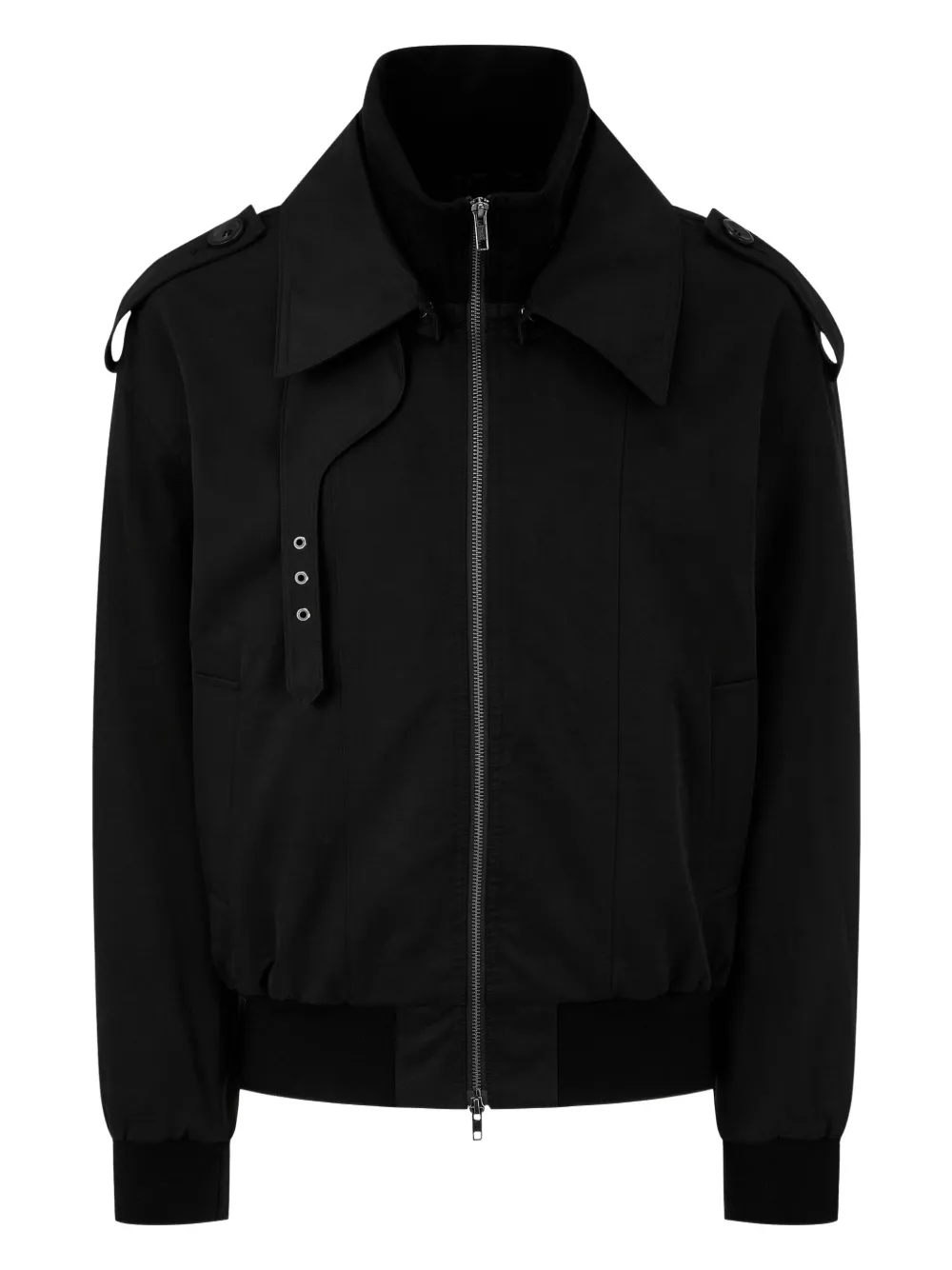 Бомбер в стиле милитари STUDIO TOMBOY, черный 
Бомбер в стиле милитари STUDIO TOMBOY, черный