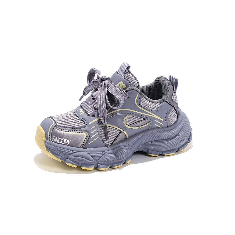Нескользящие, устойчивые к истиранию, амортизирующие, дышащие, низкие, повседневные кроссовки для детей SNOOPY, серый
Нескользящие, устойчивые к истиранию, амортизирующие, дышащие, низкие, повседневные кроссовки для детей SNOOPY, серый